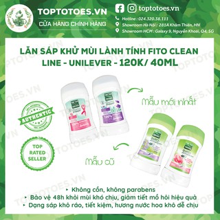 Lăn sáp khử mùi Unilever Fito Clean Line lành tính, khô thoáng