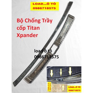 Chống Trầy Cốp Trong, Ngoài Xe Xpander 2022-2018, Xpander Cross Titan, mặt chữ Xpander Bóng Đẹp