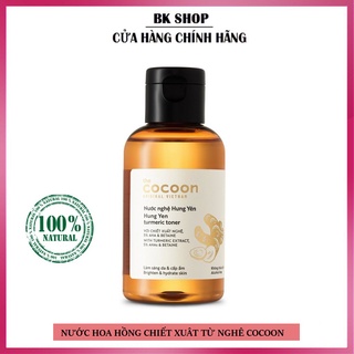 Nước Hoa Hồng chiết xuất từ Nghệ Hưng Yên Cocoon làm sáng da &amp; cấp ẩm 140ml