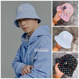 [Full Tag Code] Nón Bucket M.L.B NY Monogram HAT Các Màu N06