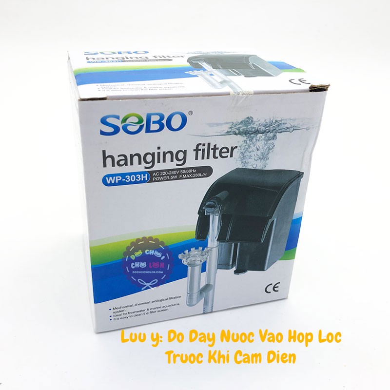 Máy lọc nước hồ cá 5W SOBO 303H dạng thác nước WP-303H