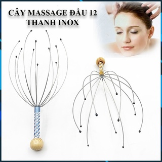 Cây Massage Đầu, Thư Giãn Giảm Stress, Ngủ Ngon Sâu Giấc, Tuần Hoàn Máu, Giảm Đau Đầu, Mát Xa Đầu