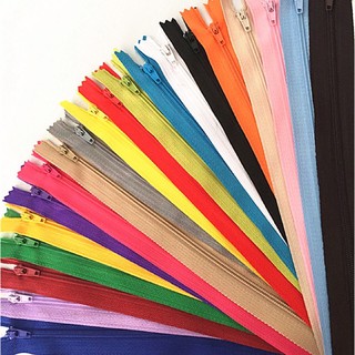 20 dây kéo khoá 18cm mỗi dây 1 màu HKK gấu đỏ