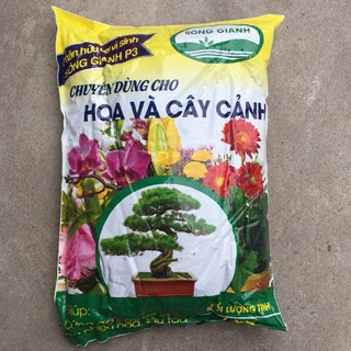 Phân hữu cơ vi sinh Sông Gianh chuyên Hoa và Cây Cảnh 2kg