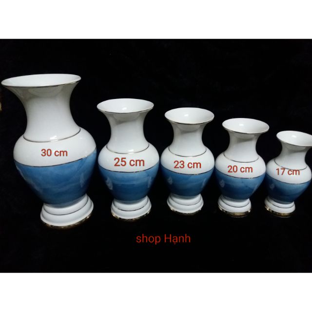 Bình hoa đá xanh (5 size)