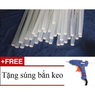 Bộ 40 keo nến dài 25 cm (tặng súng bắn keo)