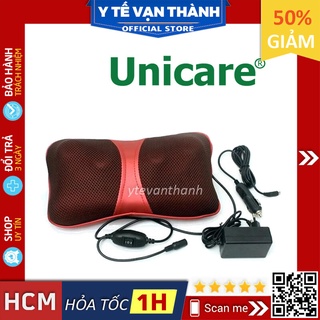 ✅ [CHÍNH HÃNG] Gối Massage Hồng Ngoại- Unicare UCW-2001, 4 Bi, Dùng Được Cho Xe Hơi, Mát xa, Massa -VT0086