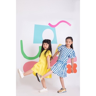 [LITTLE PINK] KATY DRESS- Váy đuôi cá 2 lớp bé gái