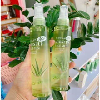 Xịt khoáng Aspasia Nha đam/Collagen trắng da giữ ẩm_ Hàng Korea