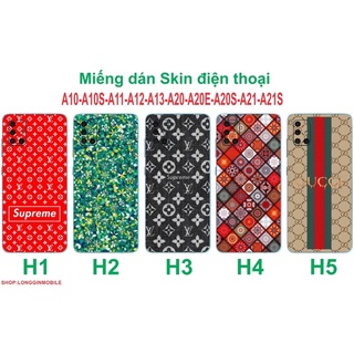 Miếng dán Skin Samsung A10/A10S/A11/A12/A13/A20/A20E/A20S/A21/A21S