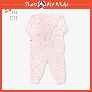 [MIOMIO Thu Đông] Bộ quần áo dài tay MIOMIO cúc giữa cho bé từ 0m - 24m phom rộng (dày vừa)