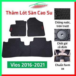 Thảm lót sàn cao su cho xe TOYOTA VIOS 2021-2022 hàng chuẩn theo xe chịu lực tốt