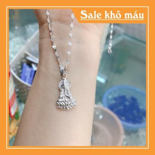 Gía xưởng DÂY CHUYỀN MẶT PHẬT BÀ QUAN ÂM CHUẨN BẠC TA