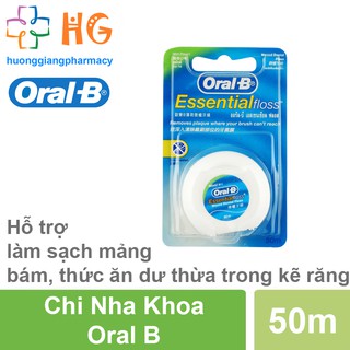 Chi nha khoa Oral B - Hỗ trợ làm sạch mảng bám, thức ăn dư thừa trong kẽ răng (Cuộn 50m)