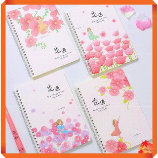 Sổ lò xo A5 THUMBELINA AOBA-SLXA5-12 (Chọn mẫu từng quyển)