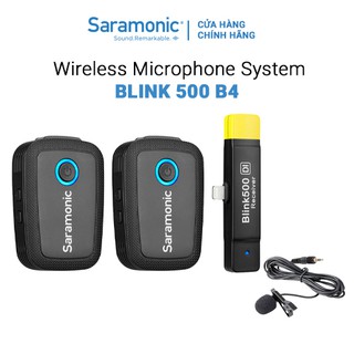 [Mã ELHACE giảm 4% đơn 300K] Bộ micro thu âm không dây SARAMONIC BLINK500 B4 - Bảo hành 24 tháng chính hãng