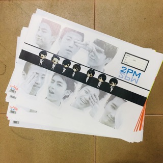 Bọc vở 2PM 10 tờ bao vở kpop 2PM