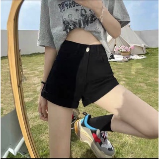 Quần short kaki nữ Boin Unisex , Quần đùi lưng cao ống rộng BAE BANDAR KAKI TRƠN 3 màu hồng - tan - xanh mint