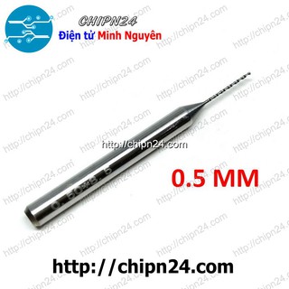 [1 CÂY] Mũi khoan mạch in CNC HỢP KIM 0.5mm