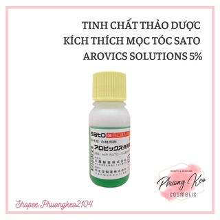 Tinh Chất Thảo Dược Kích Thích Mọc Tóc Sato Arovics Solutions 5%