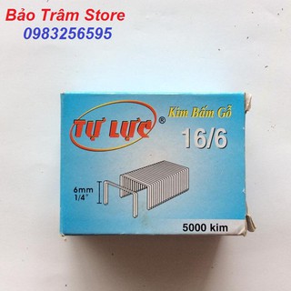Hộp ghim bấm gỗ Tự Lực 16/6 5000 cái