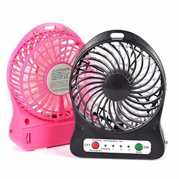 Quạt sạc mini [SIÊU MÁT] 3 tốc độ gió cổng USB