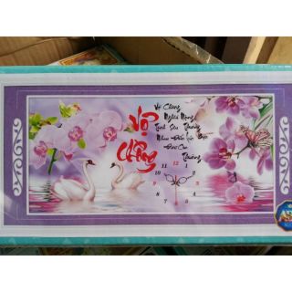 Tranh đính đá vợ chồng df367 ( 75x40)