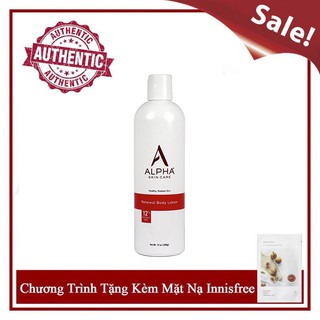 [Có Bill/Chính Hãng] Dưỡng Thể Làm Mềm Mịn Sáng Da Alpha Skincare Renewal Body Lotion 12% AHA Có Quà Tặng Kèm