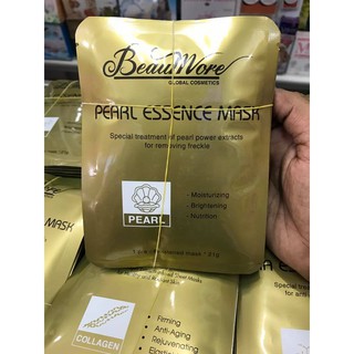 COMBO 5 Mặt nạ BeauMore Pearl Essence Mask 21g