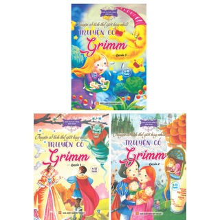 Sách - Combo 3 Cuốn Truyện Cổ Tích Thế Giới Hay Nhất - Truyện Cổ Grimm (Quyển 1,2,3)