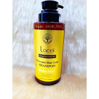 Dầu Gội Ngăn Rụng Tóc Collagen LACEI 500ML. Chiết xuất đậu nành và mầm lúc mạch  FREESHIP  giúp tóc mềm mượt chắc khỏe