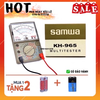 Đồng hồ vạn năng kim SAMWA KH965 ( tặng kèm pin 9V+ pin 1.5V) - Đồng hồ đo điện vạn năng SAMWA KH-965