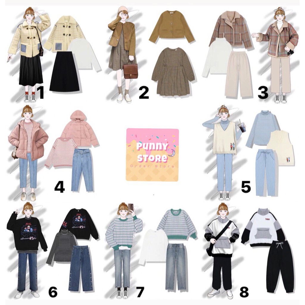 [ ORDER ] Set đồ ulzzang { PART 2 }