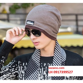 Mũ len nón len nam nữ chụp đầu đa năng 3 trong 1 thời trang Hàn QUốc V18NL3