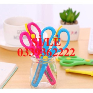 [ HAIANHSHOP ] Kéo thủ công, kéo an toàn cho bé tha hồ sáng tạo Duashop >