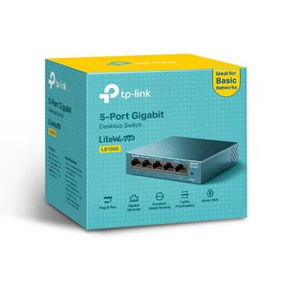 Tp-link LS105G - Bộ Chia Tín Hiệu Để Bàn 5 cổng 10/100/1000Mbps
