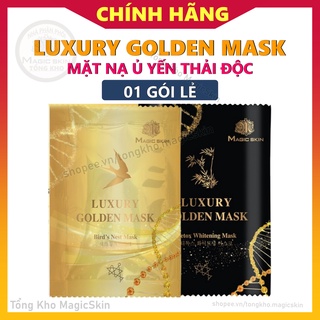 GÓI LẺ Mặt Nạ Thải Độc Hút Chì Cấy Trắng LUXURY GOLDEN MASK MagicSkin