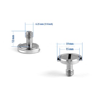 SM19 ỐC VÍT VẶN 1/4” (INCH) CÓ MÓC TREO - Vít Vặn 1/4 Cho Chân Máy