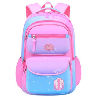 Balo chống gù siêu nhẹ chống thấm, họa tiết đáng yêu size 45cm