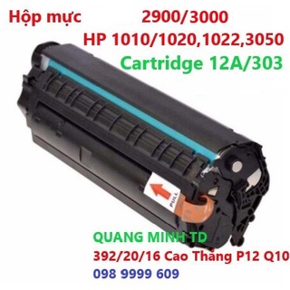 Hộp Mực 12A (CÓ LỖ ĐỔ MỰC)-2900, 3000, FX9 - Hp 1010, 1020, 1022, 1018, 3050, 3015 - Cartridge Q2612A