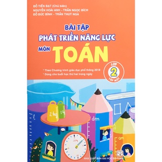 Sách - Bài tập phát triển năng lực môn Toán lớp 2 - T1 (Hình cân và bút chì)