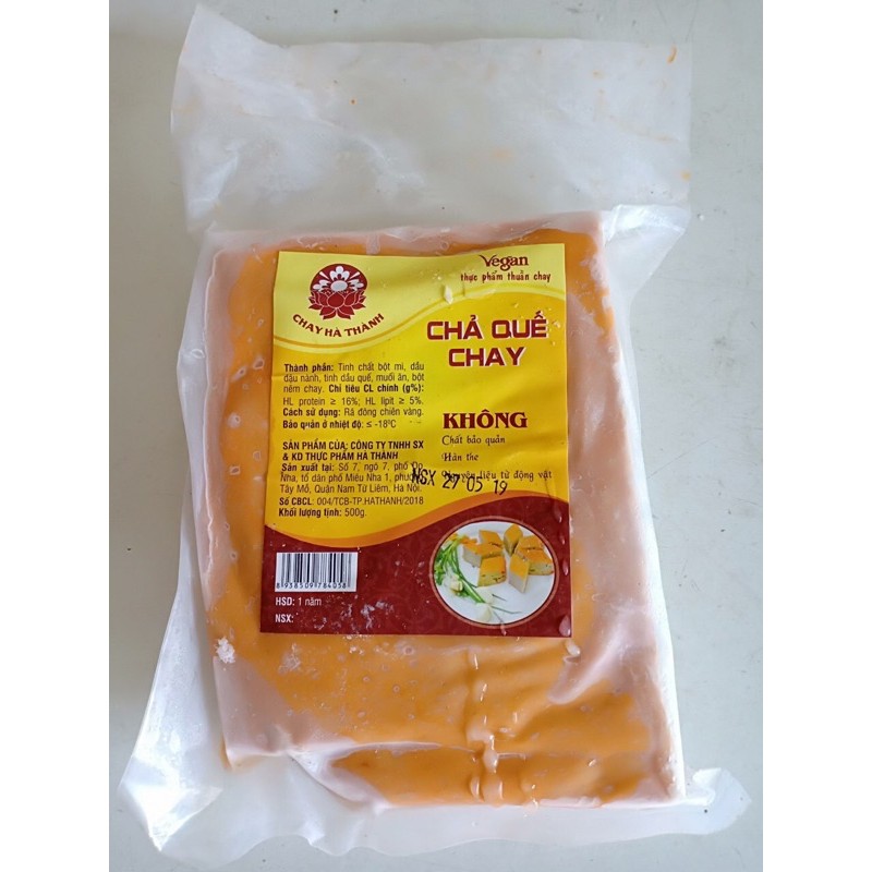 CHẢ QUẾ CHAY: 88k/500g