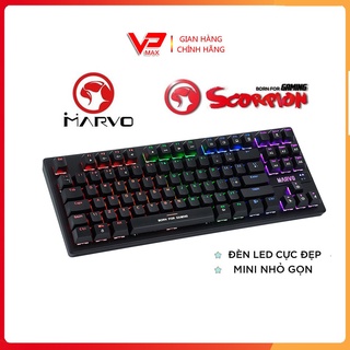 Bàn phím chơi Game Cơ Marvo Mini /  Giả cơ RK Warship đèn Led RGB cực đẹp