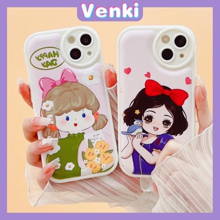 iPhone Case TPU Silicone Soft Case Airbag Shockproof Protection Camera Cute Cartoon Princess Style Compatible For iPhone 11 Pro Max 13 Pro Max 12 Pro Max 7Plus xr XS Max