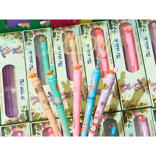 Bút mài thầy Ánh - Bút máy xoá được mực Tím - Sh070