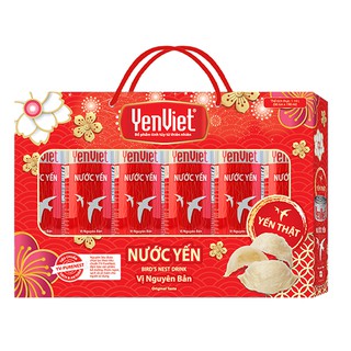 NƯỚC YẾN LON (HỘP QUÀ) THÙNG 8 HỘP X 6 LON