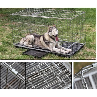 Chuồng chó mèo inox cỡ lớn cho chó mèo trên 10kg