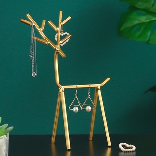 Hươu vàng treo trang sức decor nhà cửa