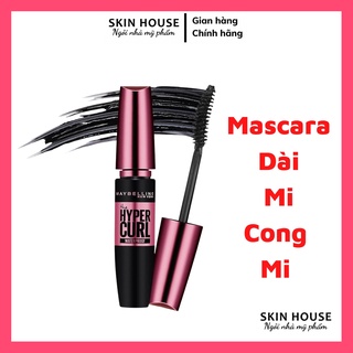 Mascara Maybelline New York Hyper Curl Waterproof Dài Mi và Cong Mi Chuốt Mi Đen Không Lem Không Trôi 9.2ml