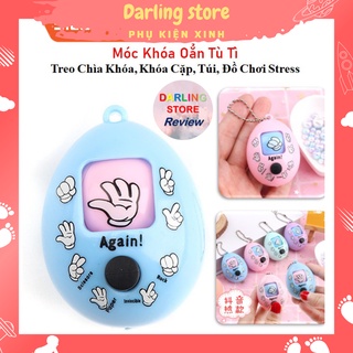 Móc treo khóa Trứng Tù Tì, Đồ Chơi Oẳn Tù Tì xả Stress Darling Store